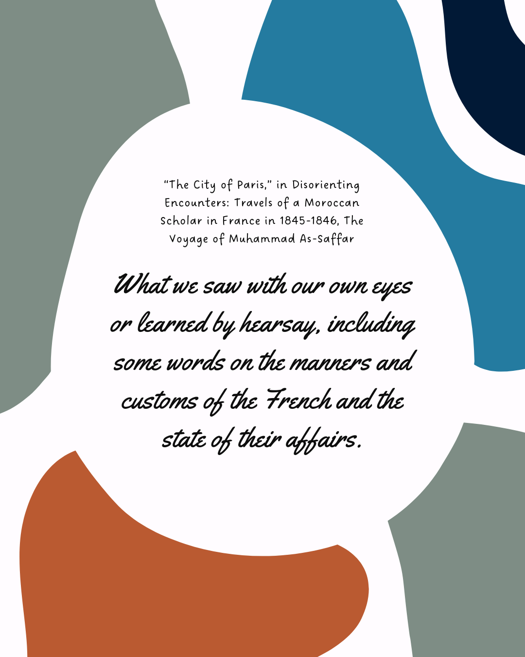 “The City of Paris,” in Disorienting Encounters: Travels of a Moroccan Scholar in France in 1845-1846, The Voyage of Muhammad As-Saffar