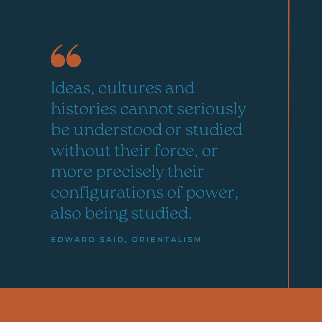 Orientalism (1978) as found in Colonial Discourse and Post-Colonial Theory: A Reader, Patrick Williams and Laura Chrisman, eds. (Columbia University Press, 1994)