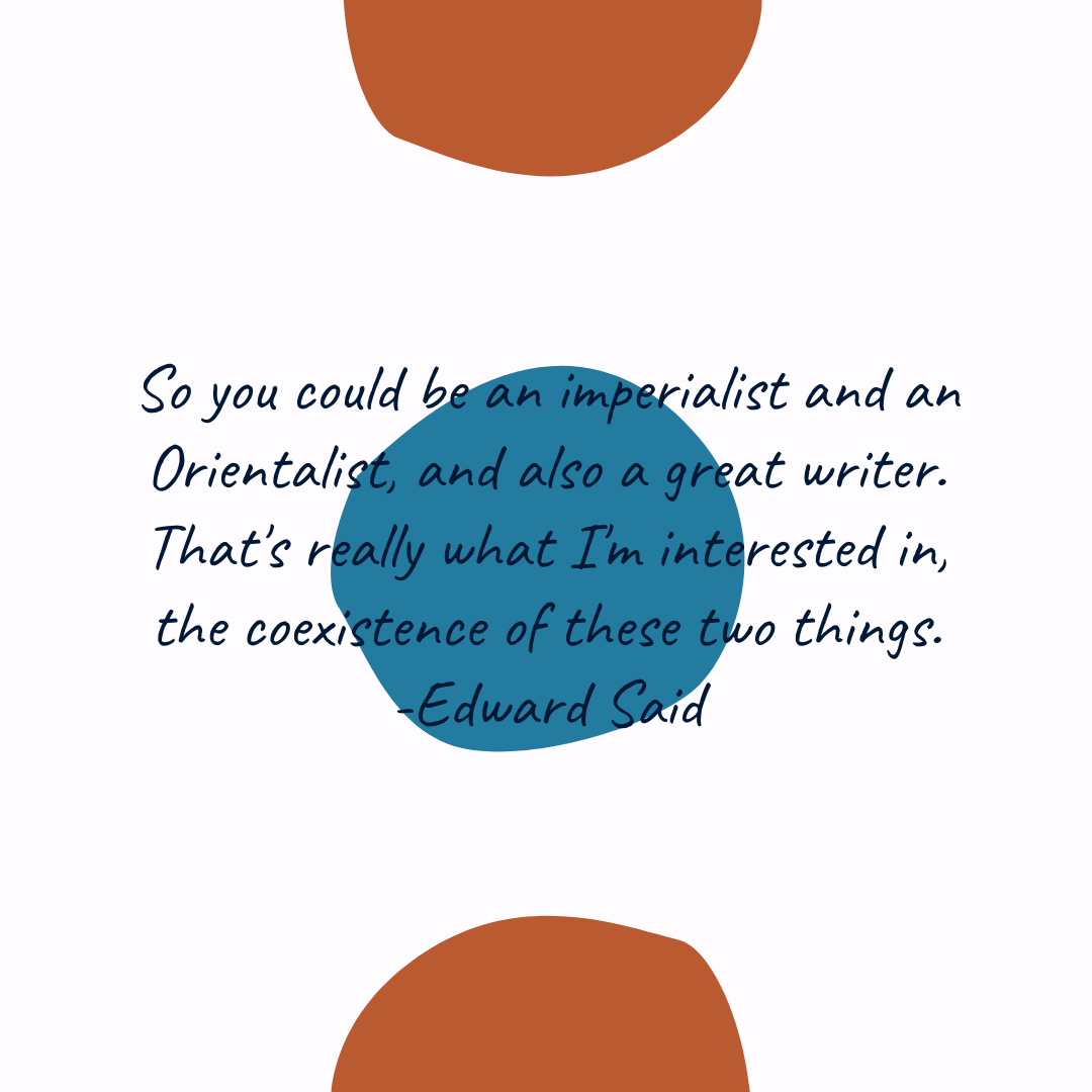 “Orientalism and After” in Power, Politics, and Culture: Interviews with Edward W. Said (Vintage Books, 2001)